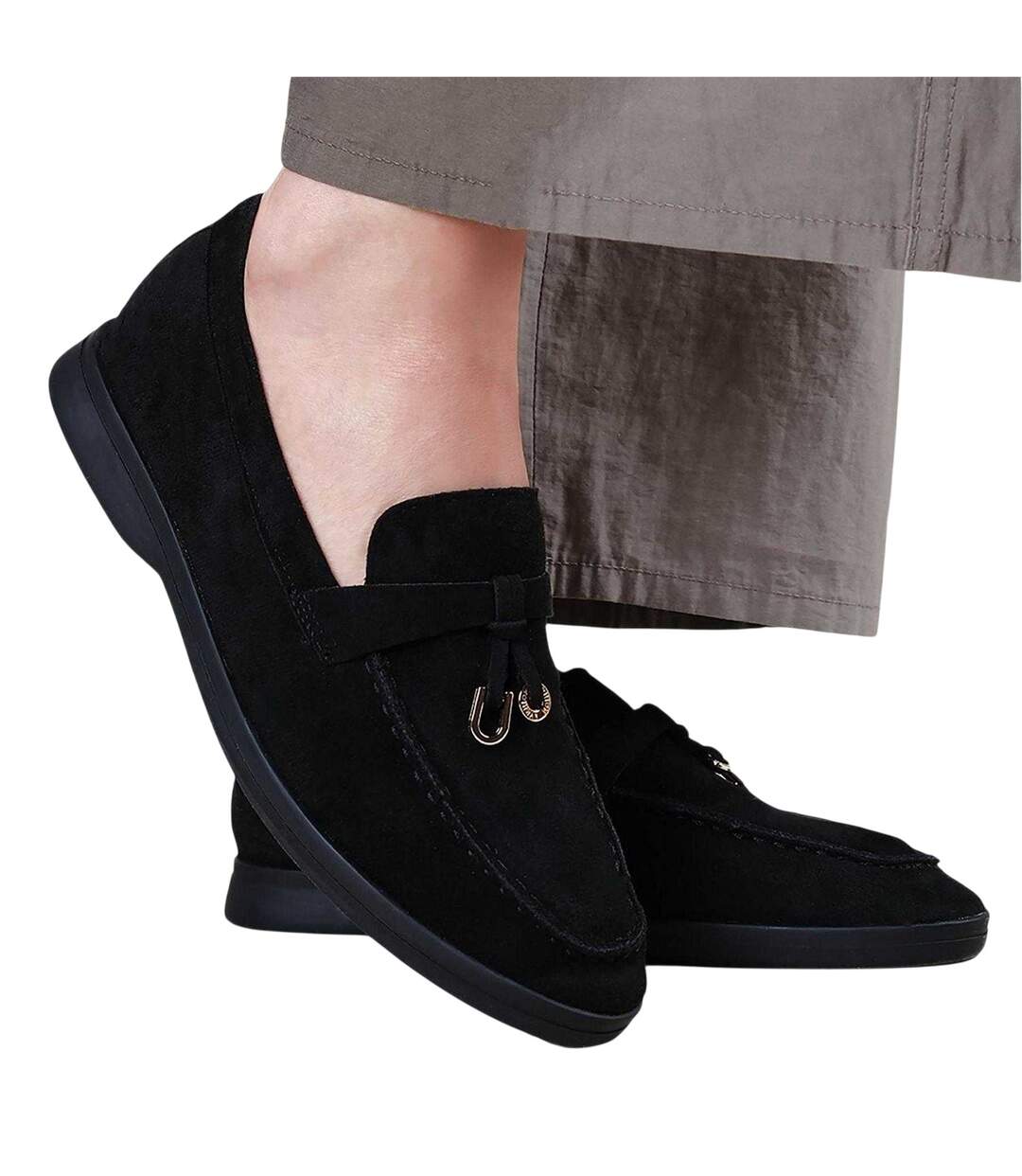 Mocassins Penny Pegasus Femme Noir Where´s That From-4
