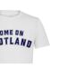 Mens Come On Scotland T-shirt White AWD-3