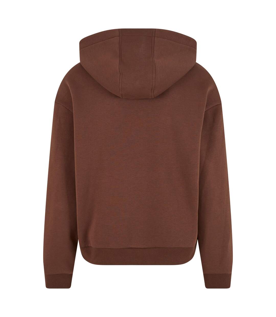 Sweat À Capuche Homme Marron Foncé Build Your Brand-3
