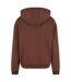 Sweat À Capuche Homme Marron Foncé Build Your Brand-3