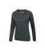 Womens/ladies Quick Dry Long-sleeved Top Khaki Green Mountain Warehouse-3