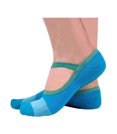 Chaussettes de Yoga Pilates Coton Antidérapantes