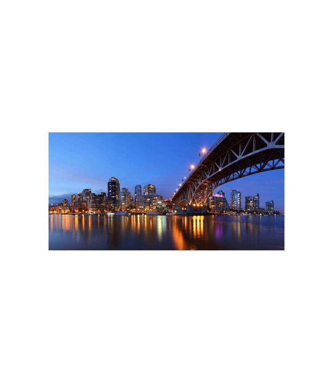Papier Peint XXL Granville Bridge Vancouver Canada 270x550cm-2