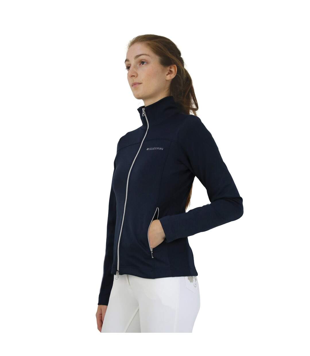 Womens/ladies synergy flex jacket navy HyFASHION-1