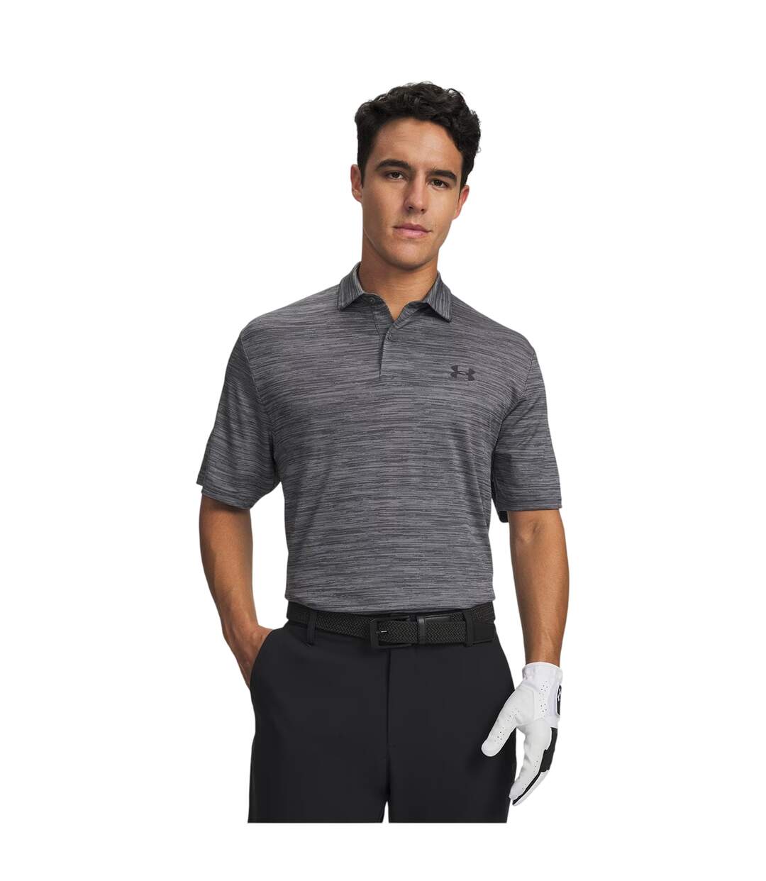 Polo Performance Homme Gris Acier Under Armour-2