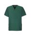 Unisex Adult Work Tunic Bottle Green Exner-1