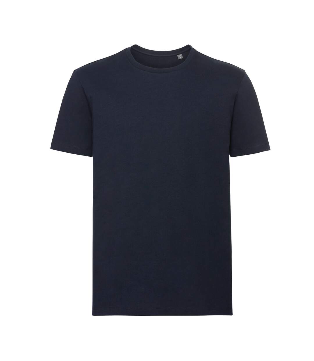 T-shirt Homme Bleu Marine Français Russell Pure Organic-1