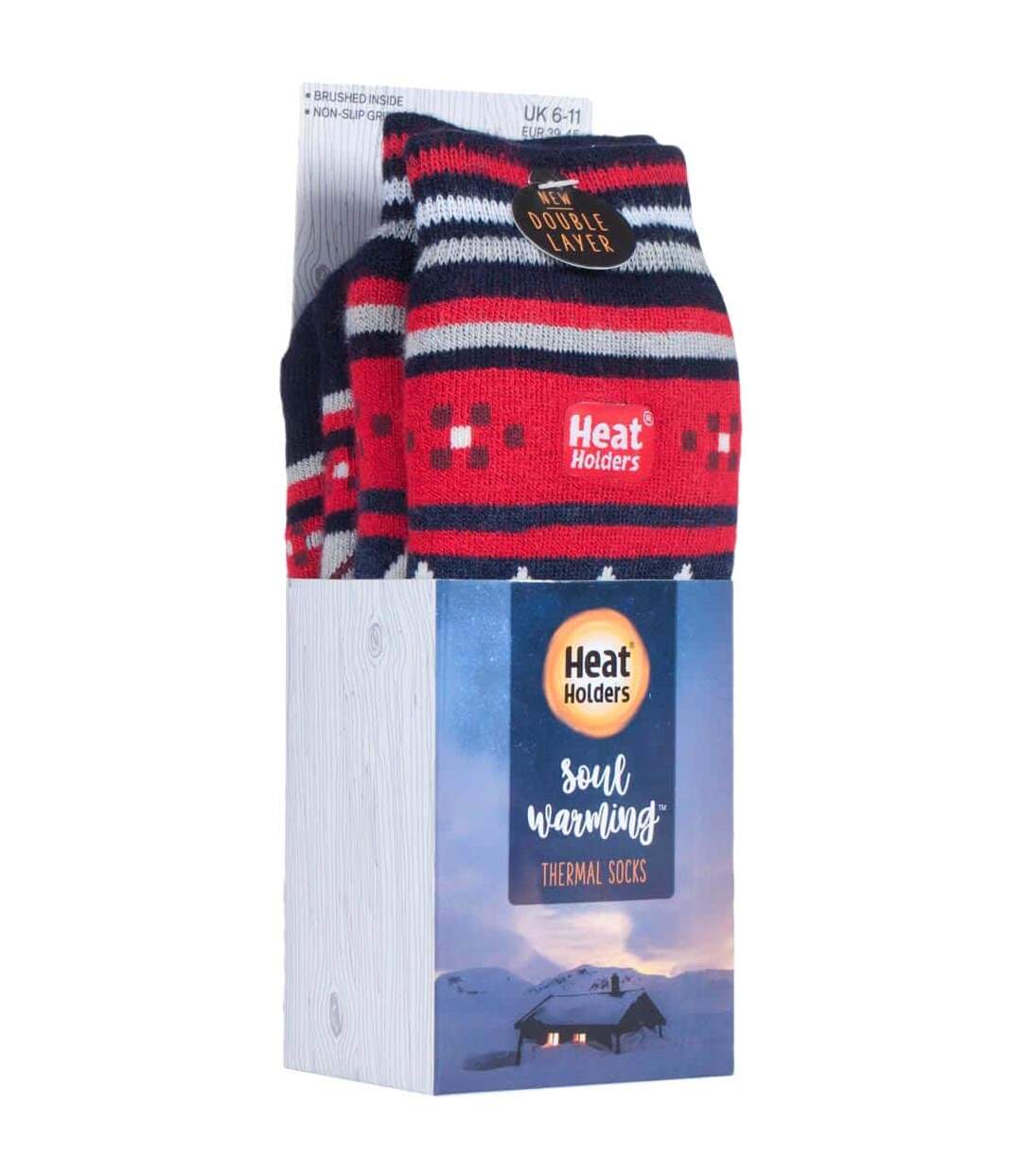 Chaussettes Homme Antidérapantes Thermiques Cadeau