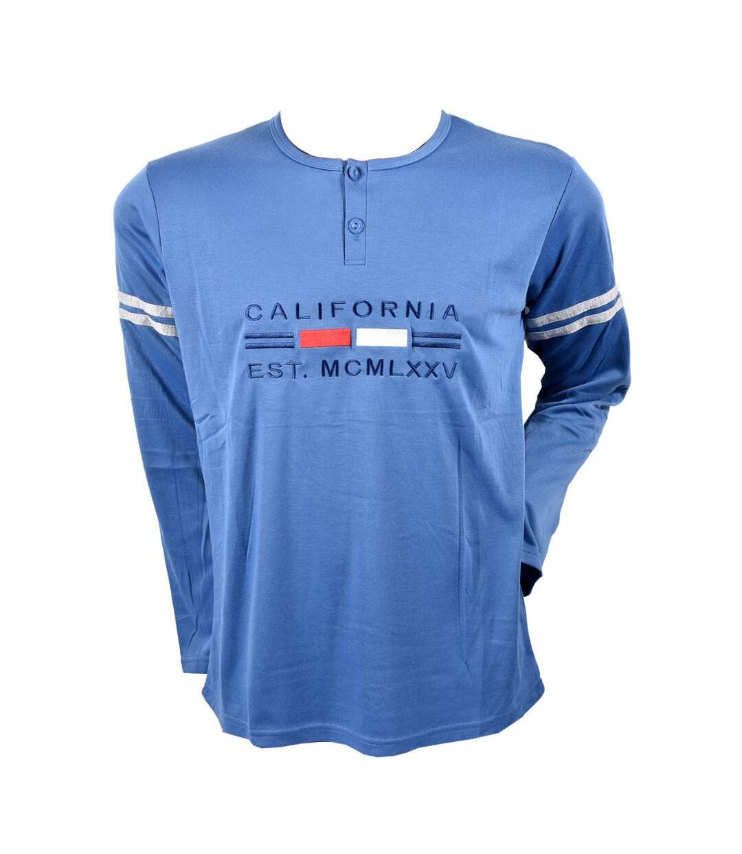 Pyjama Homme Long SWEET SECRET Z2849 CALIFORNIA BLEU-2
