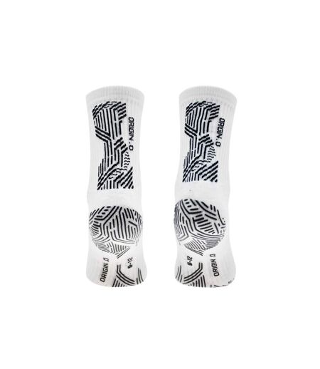 Chaussettes de sport origin.0 adulte blanc / noir Precision