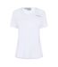 Womens/ladies Technical T-shirt White Head-1