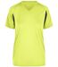 t-shirt running respirant JN316 - jaune fluo - FEMME