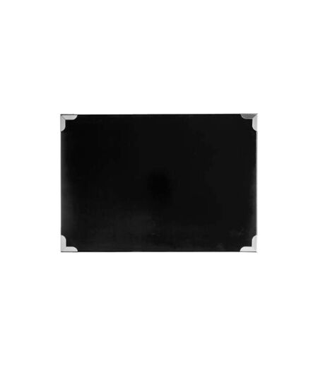 Set de 6 Boîtes de Rangement Uni 48cm Noir