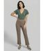 Pantalon large jersey cotelé, Essentiel-3