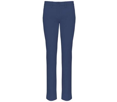 Pantalon chino - Femme - PAT741 - bleu deep