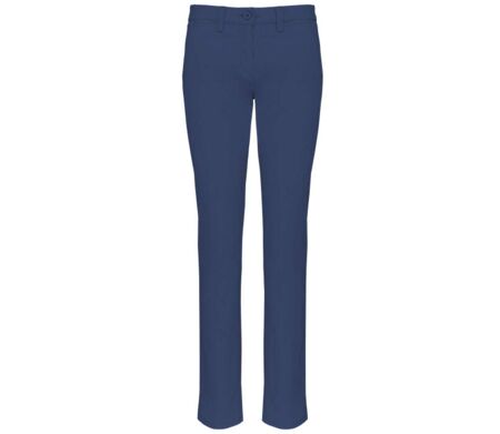 Pantalon chino - Femme - PAT741 - bleu deep