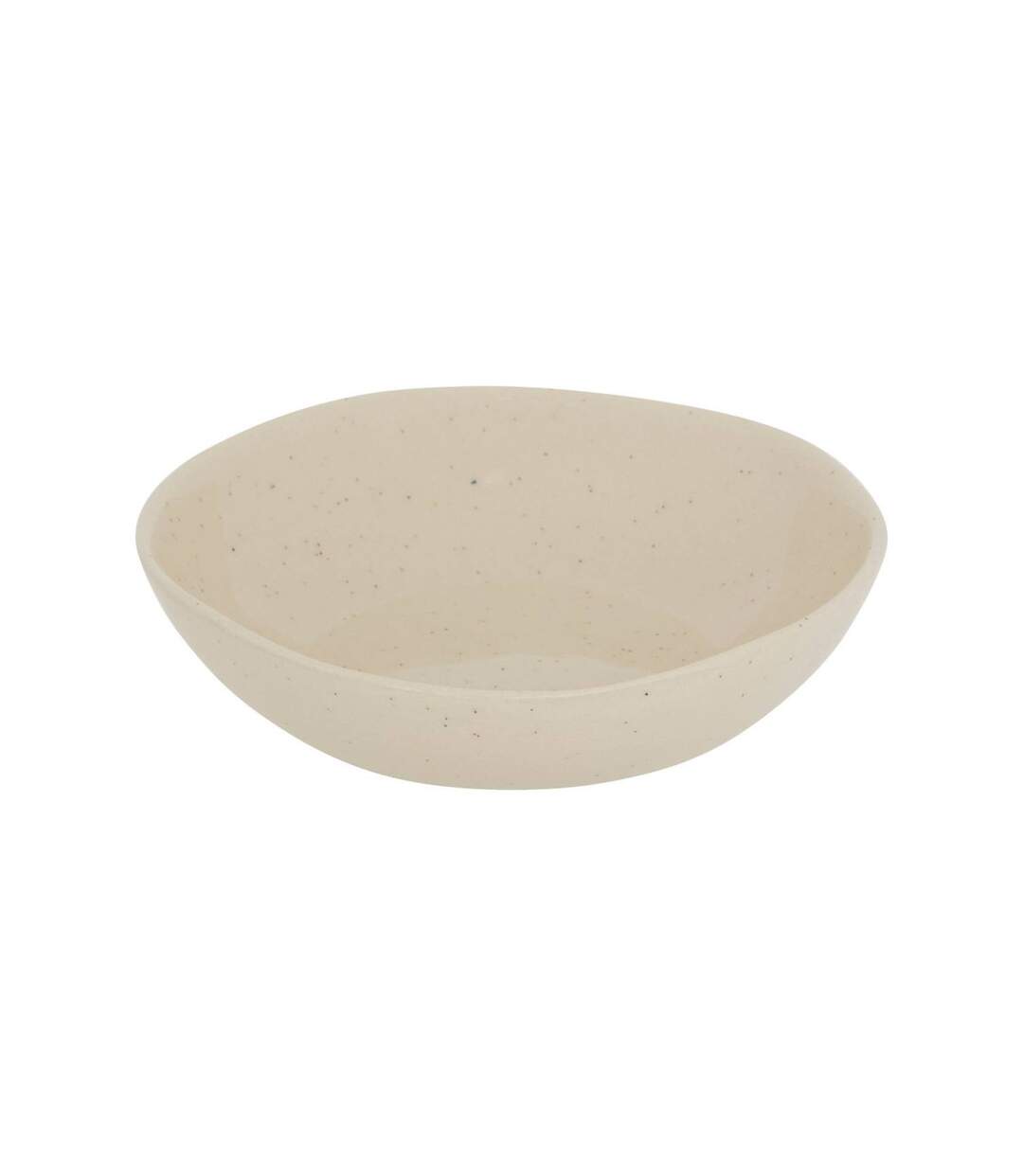 Lot de 6 Assiettes Creuses en Faïence Wonja 19cm Crème-2