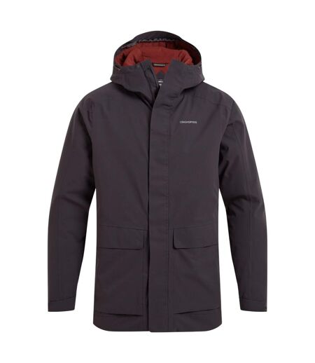 Mens lorton waterproof jacket dark iron Craghoppers