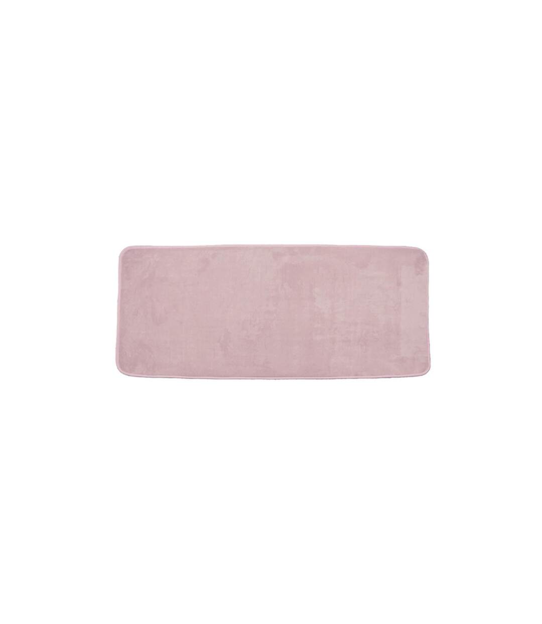 Tapis de Bain Microfibre Vitamine 50x120cm Rose Poudré-1