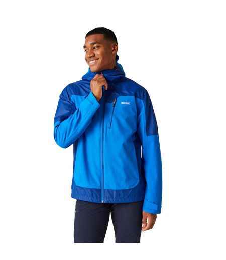 Regatta Mens Highton III Stretch Waterproof Jacket (Oxford Blue/New Royal)
