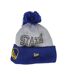 Mens Nba Tip Off 2013 Golden State Warriors Knitted Bobble Beanie Blue Grey Yellow New Era-4