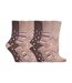 6 Pack Ladies Non Elastic Loose Top Bamboo Socks-1