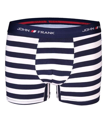 Boxer Homme JOHN FRANK Confort et Qualité en Coton Premium Pack de 3 Boxers JF3B03