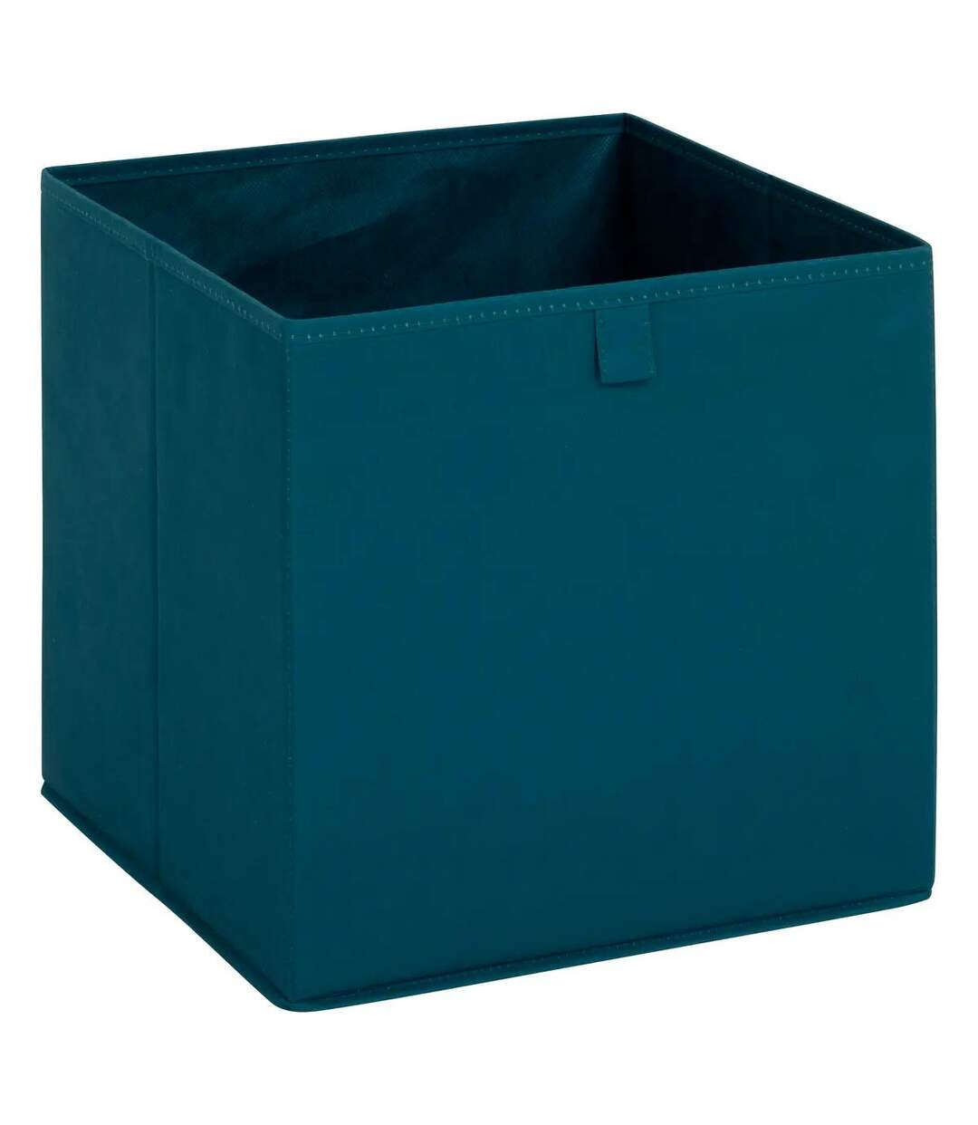 Boîte de Rangement Réversible Lauria 31x31cm Bleu Pétrole-2