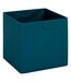 Boîte de Rangement Réversible Lauria 31x31cm Bleu Pétrole-2