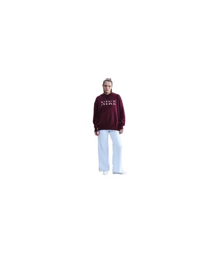 Womens/ladies Phoenix Fleece Pullover Hoodie Bordeaux Nike