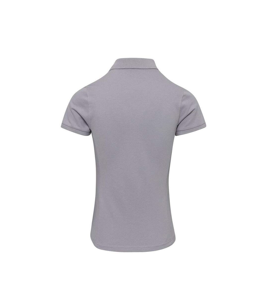 Womens/ladies coolchecker plus polo shirt silver Premier