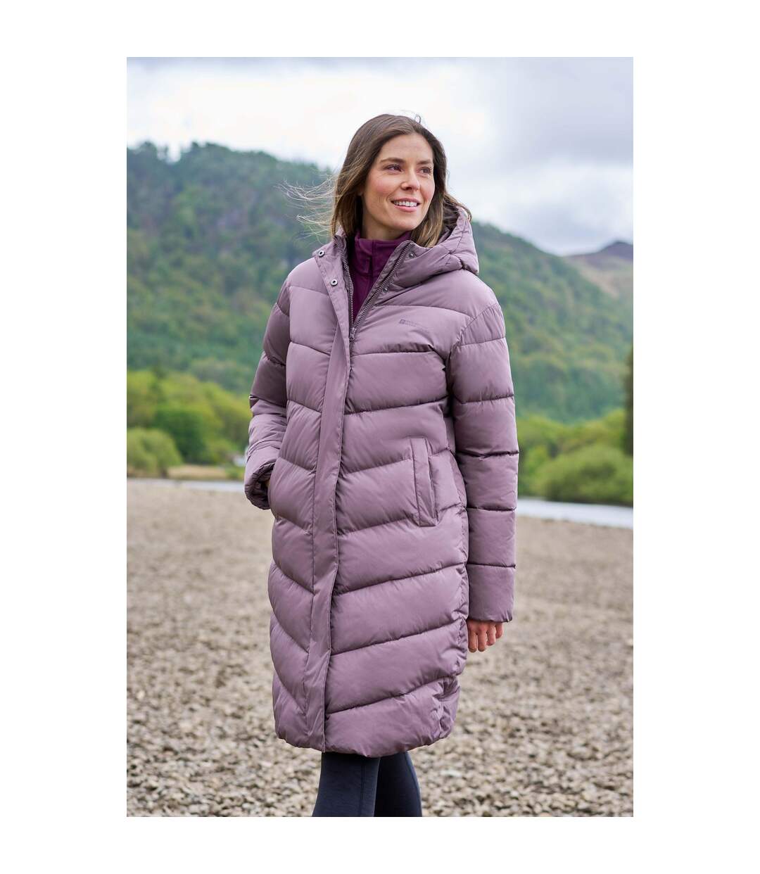 Doudoune Matelassée Femme Taupe Mountain Warehouse-1