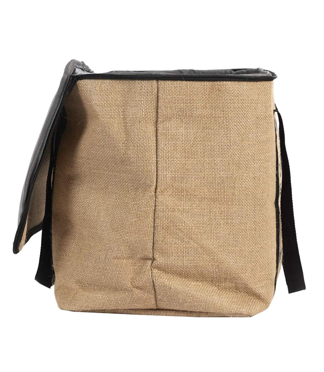 Sac Fraîcheur Effet Jute 42cm Naturel-4