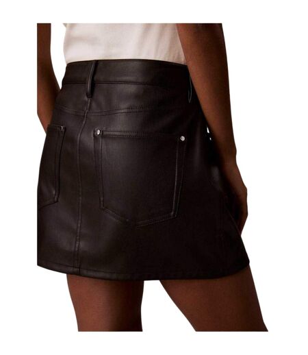 Mini Jupe Jeans Femme Noir Calvin Klein