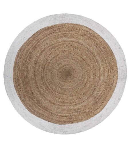 Tapis rond en jute Scandi