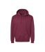 Unisex Adult Softstyle Fleece Midweight Hoodie Maroon Gildan-1