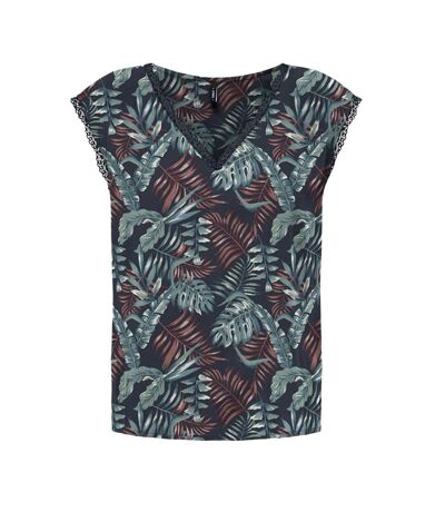 T-Shirt marine imprimé femme only selina - l