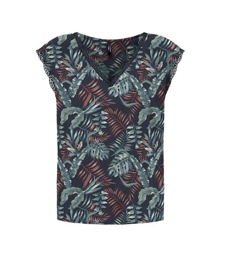 T-Shirt marine imprimé femme only selina - l