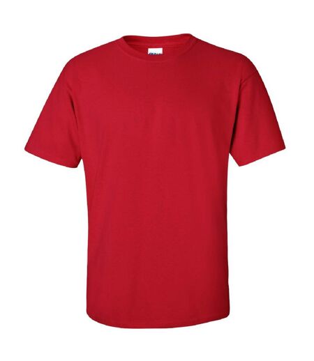 Gildan Mens Ultra Cotton Short Sleeve T-Shirt (Cherry Red) - UTBC475