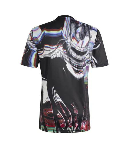 T-shirt Motif/style Manchester United Fc Pre-match Homme Noir Blanc Adidas