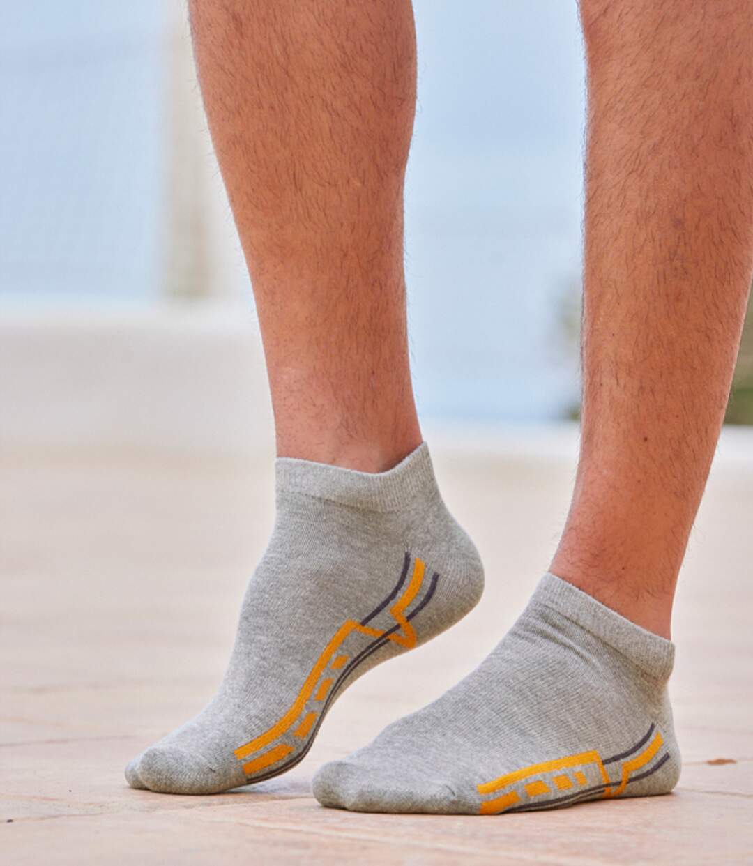 Pack of 4 Pairs of Men's Trainer Socks  Atlas For Men
