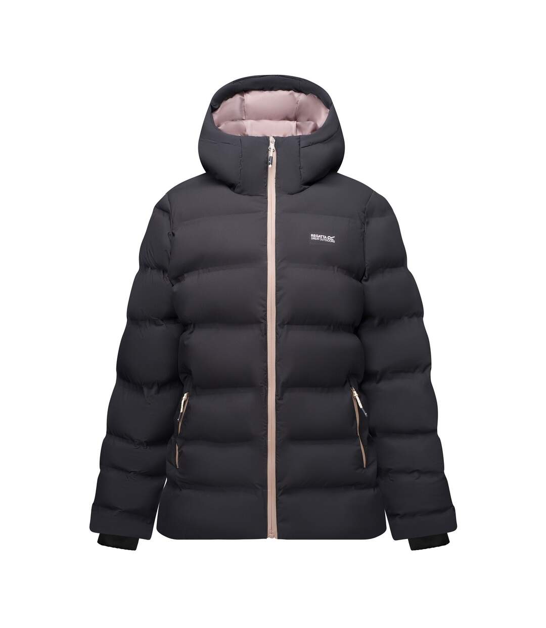 Doudoune Matelassée Altoro Femme Noir Marron Foncé Regatta-2