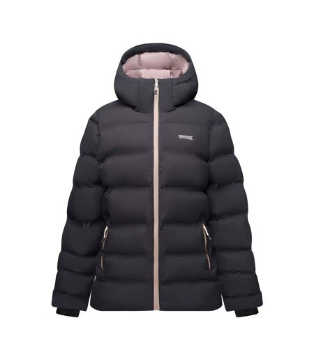 Doudoune Matelassée Altoro Femme Noir Marron Foncé Regatta