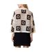 Polo Motif/style Crochet Anaya Femme Noir Crème Edited-3