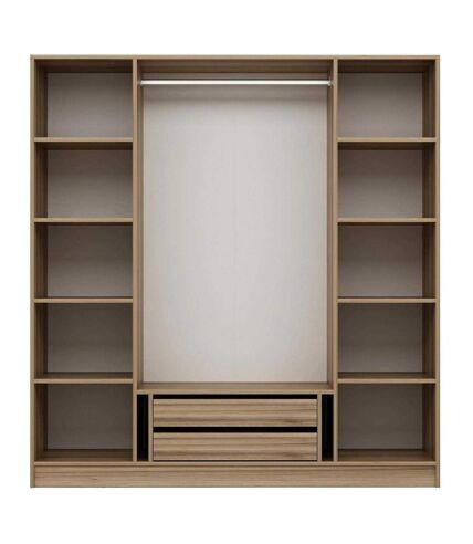 Armoire en aggloméré et verre Kale Plus 180 x 52 x 210 cm