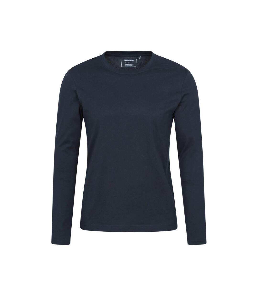 Mens Flint Crew Neck Long-sleeved T-shirt Navy Mountain Warehouse-1