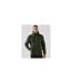 Mens Performance Full Zip Hoodie Cypress Green Charcoal Stormtech-1