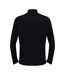 Mens Essentials Quarter Zip Fleece Top Black Odlo-2