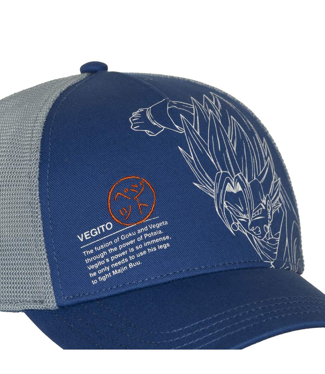 Casquette trucker avec filet Dragon Ball Vegito Capslab | Atlas For Men