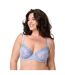 Soutien-gorge armatures grand maintien bleu Myosotis-2